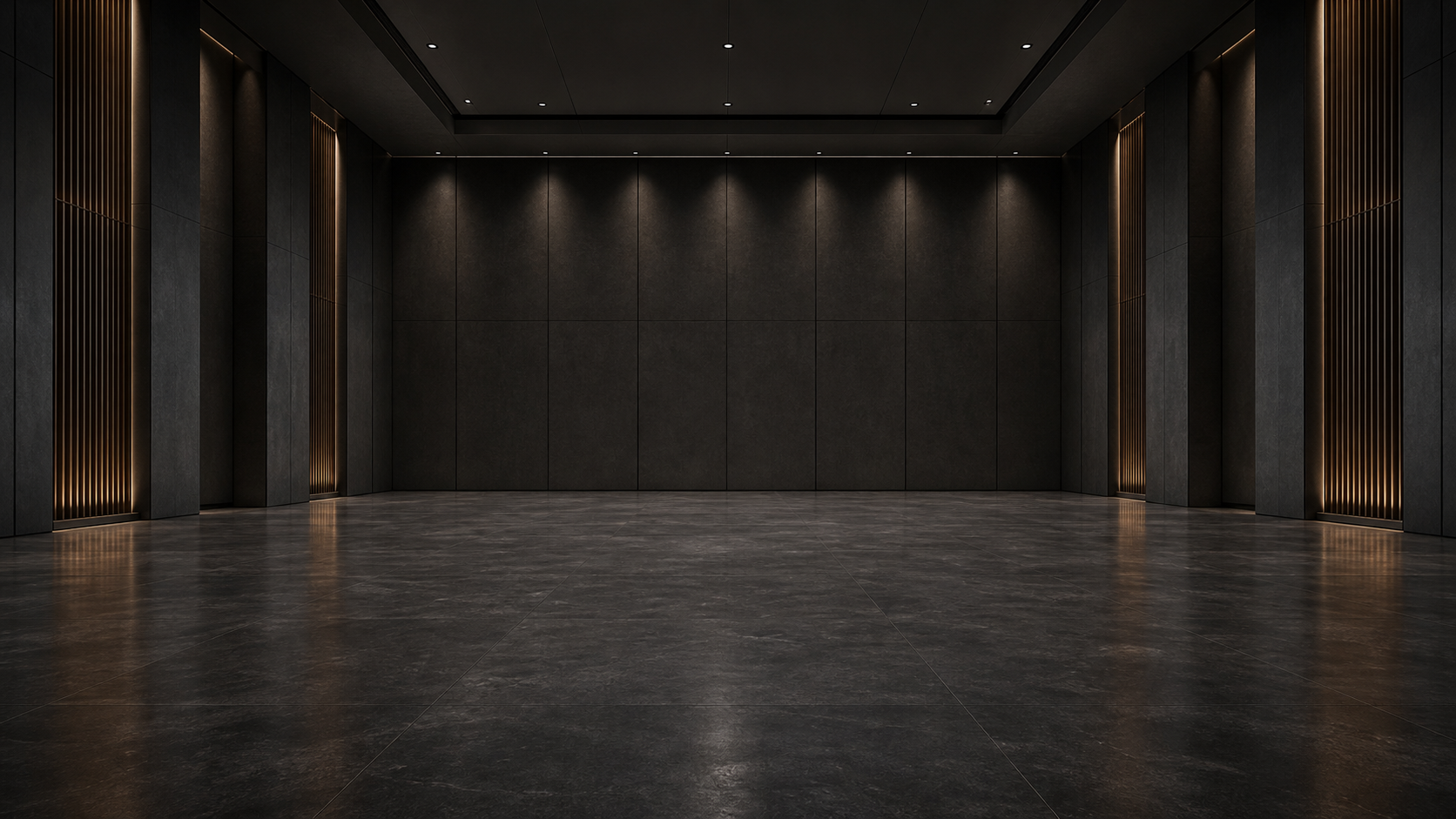 Dark showcase gallery background