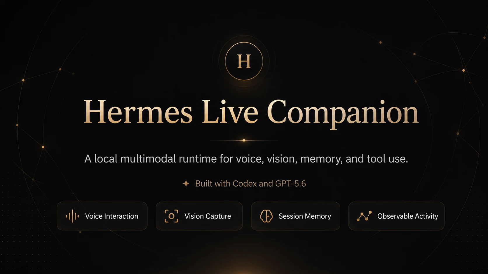 Hermes Live Companion project title card